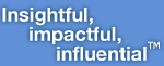Insightful, impactful, influential